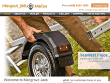 Tablet Screenshot of mangrovejack.com